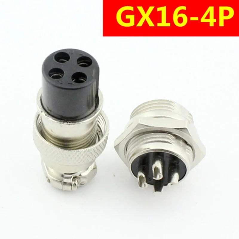 

Aviation plug GX16-4 p quad 4 core aviation aviation connector socket connection device