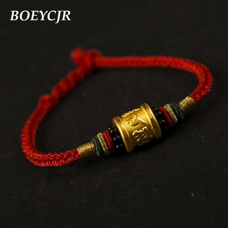 

BOEYCJR 999 silver Charm Mantra Runes Classic Vintage Braided Rope Energy Bangles & Bracelets for Men or Woman 2019