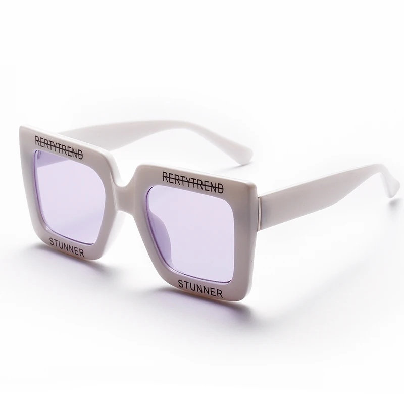Модные квадратные солнцезащитные очки для женщин, негабаритные солнцезащитные очки, женские брендовые черные очки Oculos Gafas Feminino UV400 - Цвет линз: 2