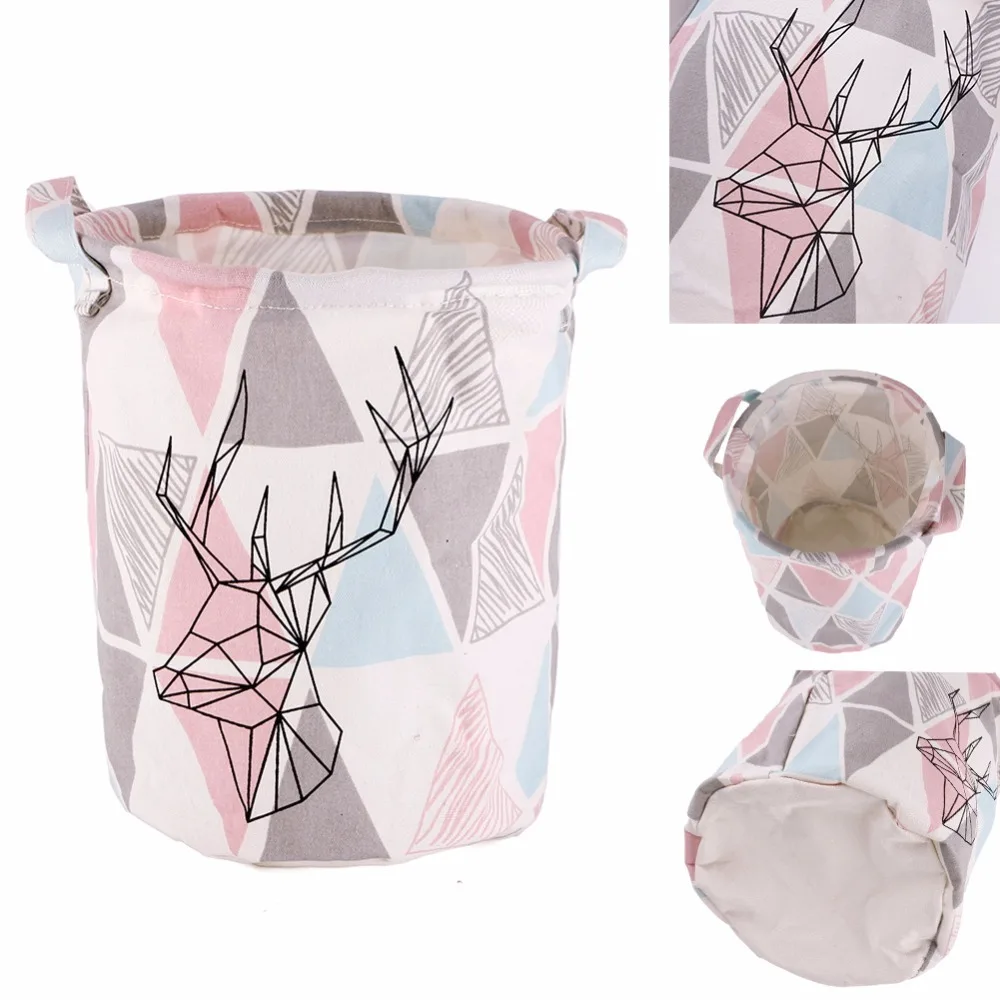 عالية الجودة ريترو المثلث و دير نمط الكتان مكتب لعبة تخزين مربع حامل سلة الغسيل مع مقبض #226347 عالية الجودة ريترو المثلث و دير نمط الكتان مكتب لعبة تخزين مربع حامل سلة الغسيل مع مقبض #226347