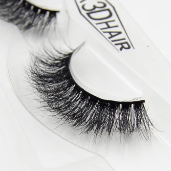 

visofree 1 pair 3d mink lashes wholesale 100% real mink fur Handmade crossing lashes individual strip thick lash 06