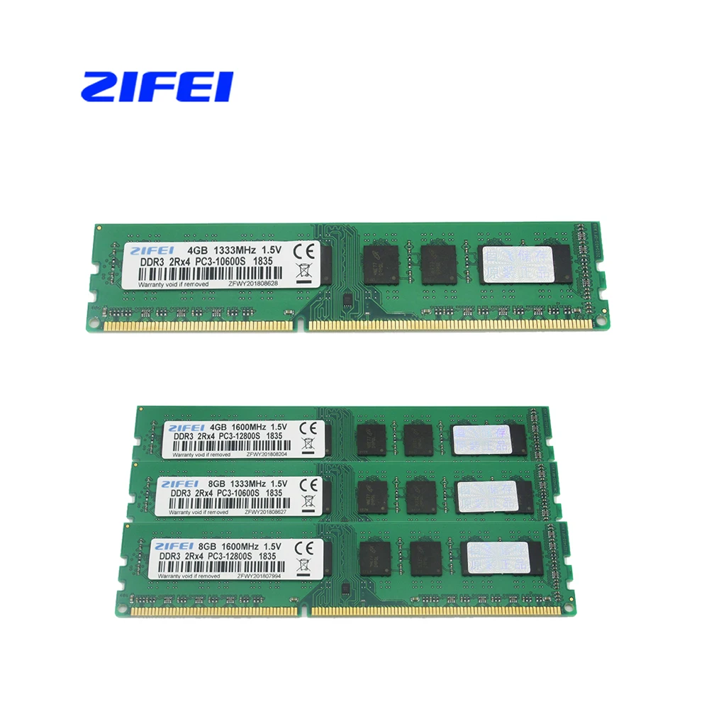 ZIFEI DDR3 4 ГБ 8 ГБ 2Rx4 1600 МГц 1333 МГц оперативная Память DIMM для рабочего стола для AMD Socket AM3 AM3 материнская плата