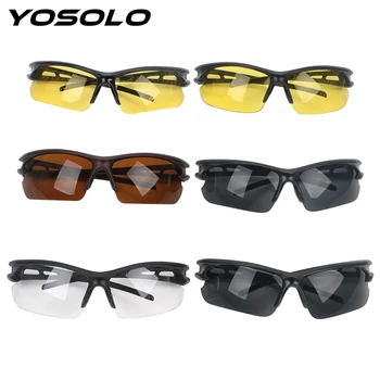 

YOSOLO Car Night Vision Glasses Plain Glass Spectacles For Outdoor Riding Insect Proof Explosion-proof Sunglasses Windproof