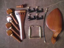 6 наборы мармелад Скрипка запчасти 4/4 с тонкой тюнеры и хвост gut & подбородок зажим