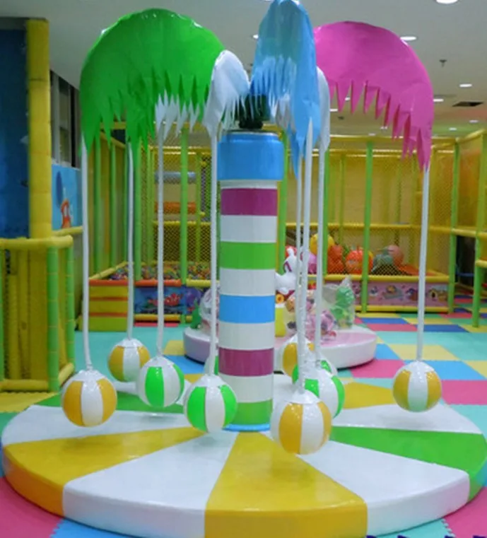 Набор «детская игровая площадка», детские мягкие игрушки, электрическое вращающееся кокосовое дерево для развлечений площадка парк YLW-INA1402