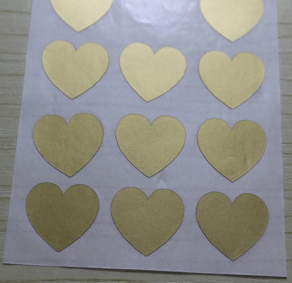 1 9 см наклейки Золотого сердца мини уплотнение конверта|stickers stickers|stickers goldstickers heart