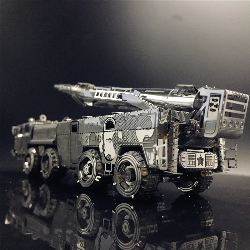  MMZ MODEL NANYUAN 3D Metal model kit Assembly Model DF-11 MISSILE CARRIER 2 Sheets Puzzle DIY TOYS 