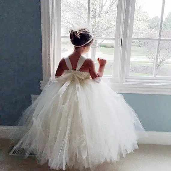 ivory color flower girl dresses
