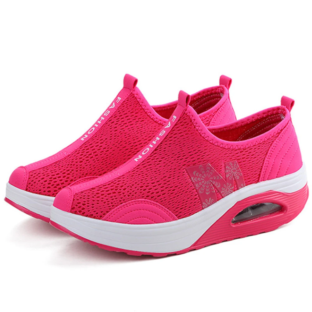 

HAFELE Women Comfort Walking Shoes Casual Tennis Lightweight Sneakers Wedges Air Cushion Slip On Fitness Shoes Shaker Shoes