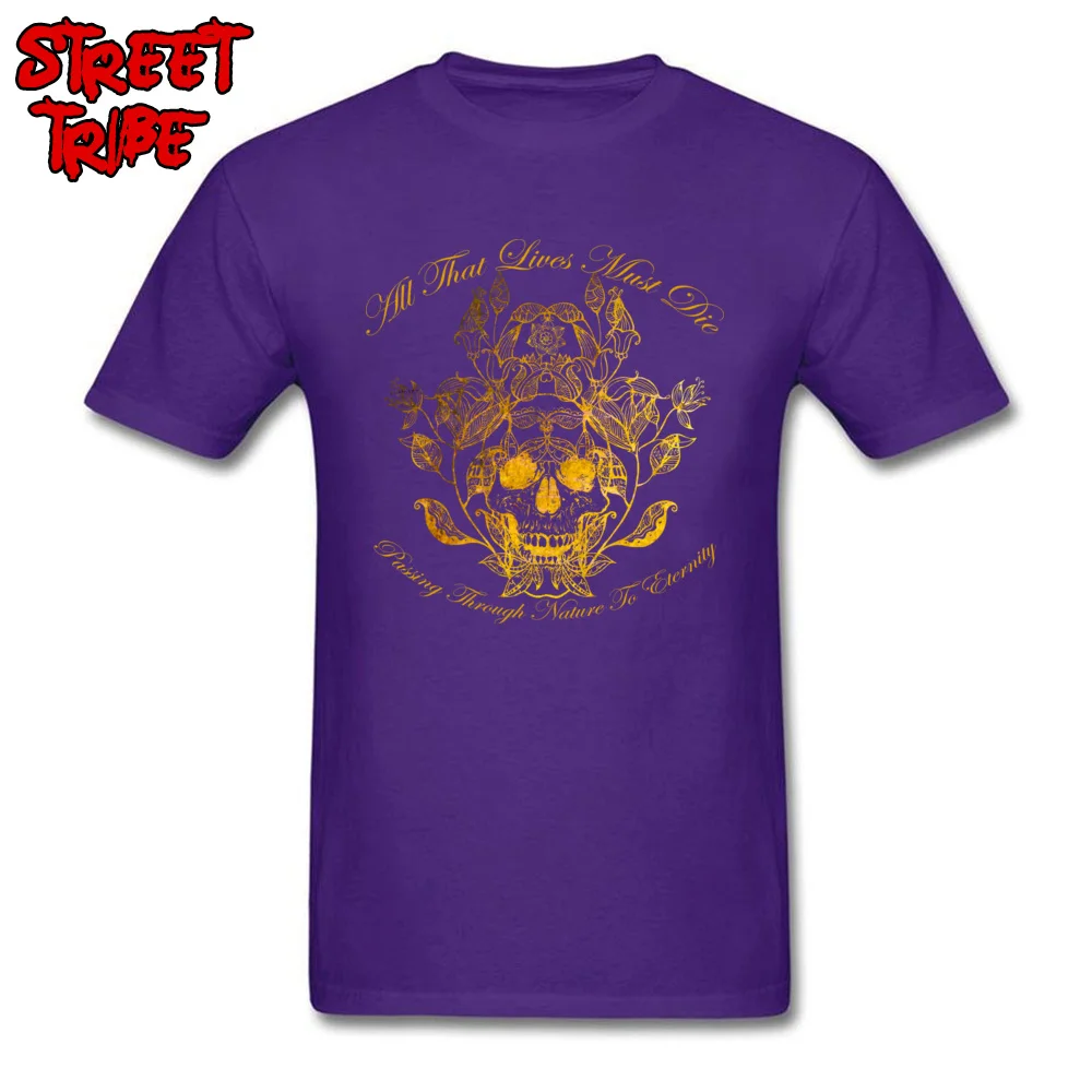  Men T Shirt All That Lives Party Tops T Shirt 100% Cotton Round Collar Short Sleeve Family Tops & Tees ostern Day All That Lives purple
