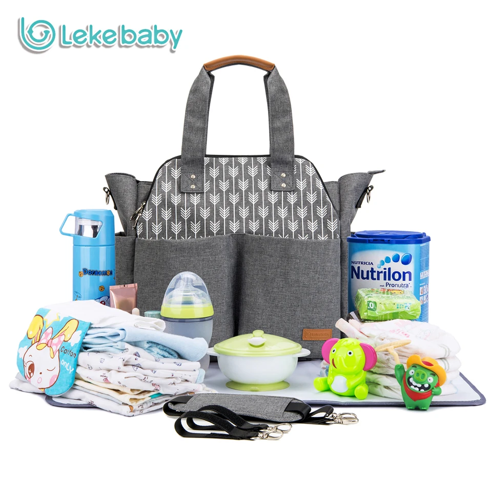 lekebaby large diaper bag