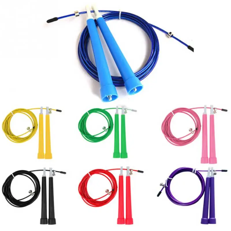

5 Colors Adjustable skipping rope 3M Speed Steel Wire Skipping Jump Rope Crossfit Crossfit MMA Box Gome Gym Fitnesss Equipment
