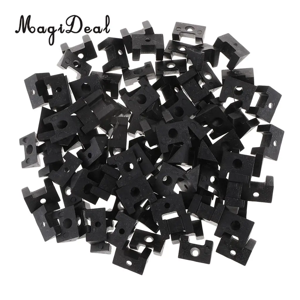Frame Picture Photo Backboard Turn Button Fasteners- Small Turn Button with 4mm Hole - 100 Pack - Picture Hanging Solutions