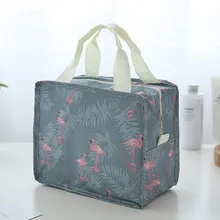 Модная косметичка с фламинго, Женская портативная косметичка, дорожная вместительная сумочка, косметичка, наборы туалетных принадлежностей, несессер