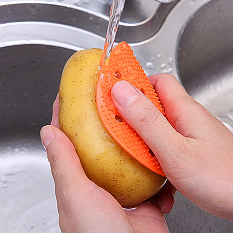Многофункциональные овощные щетки, скруббер для картофеля, легко очищающие инструменты, кухонные гаджеты