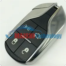 Для MASERATI GHIBLI QUATTROPORTE 12-15 SMART KEY LESS ENTRY УДАЛЕННОЙ Оболочки С РЕЖИССЕРСКИЙ ЛЕЗВИЯ 4-КНОПОЧНЫЙ