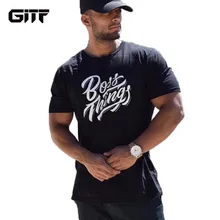GITF Новая модная футболка для бега Мужская хлопковая футболка с короткими рукавами Повседневная мужская футболка marvel спортивные футболки мужские топы футболки