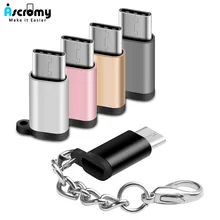 USB C Adapter Micro USB zu Typ C OTG Konverter Stecker Ladegerät Für Samsung S10 S9 S8 Xiaomi Oneplus 7 LG G6 Huawei Adapter(China)