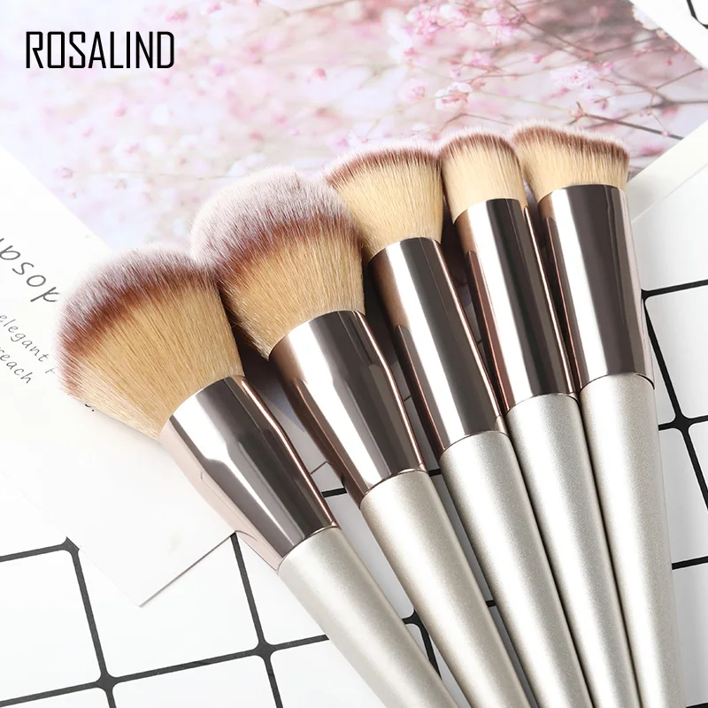 

ROSALIND Makeup Brushes Kit Set Highlighter Cosmetic Pincel Maquiagem Powder Eyeliner Eyeshadow Professional Brush Cleaner Tool