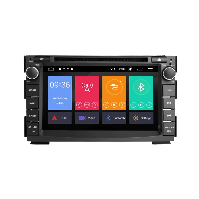 Best 2 Din Android 9.0 Car DVD Player For Kia Ceed 2010 2011 2012 Venga Car Stereo Head unit Radio RDS AudioGPS Glonass Navigation 2
