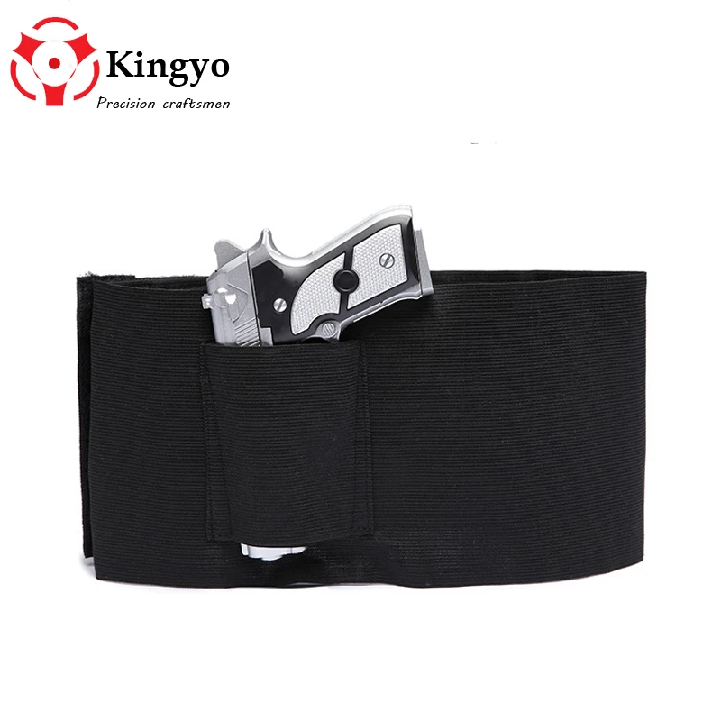 Sticky Holsters Belly Band Holster - Elastic Concealed Carry Band For Men & Women, Small (Black)