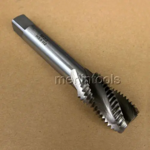 11mm M11 x 1.0 1pcs Metric Right Spiral Flute Tap - H2 HSS Threading Tools