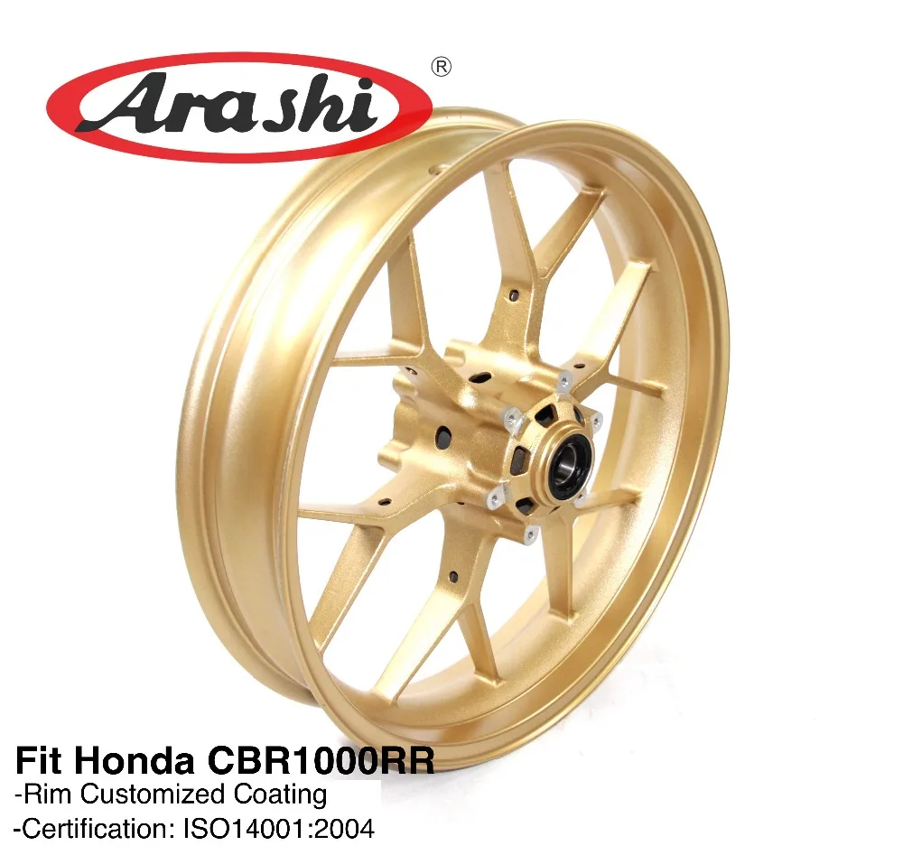 Передний обод колеса для Honda CBR 2008 RR 1000RR 2017 2015 1000 2016 2014 2013 2012 Gold Arashi CBR1000RR 2011 2010|Обода|