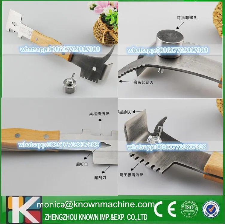 

Beekeeping tools Multi-function honey scraper/ beehive tool with frame shovel