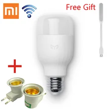 Xiao mi Yeelight Blanco Bombilla LED Inteligente App Wifi Control Remoto Bombilla de Color Brillo Ajustable de la Salud Visual A Través de IOS Android