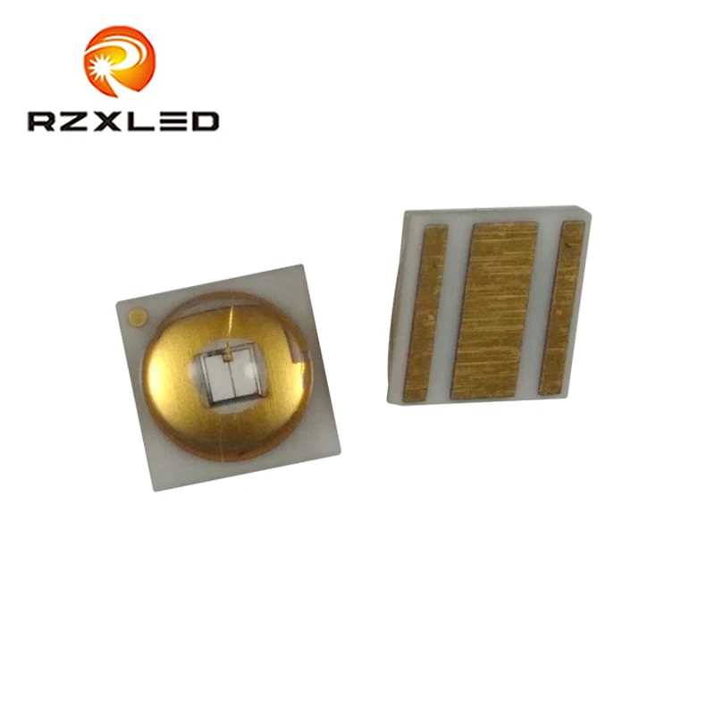 

10PCS/Lot LED 1W UVA 3.5V 350MA Ultraviolet Diode 370NM 365NM 3535Package For Money And ID Detector