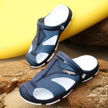 

New Men Outdoor Sandals Breathable Summer Beach Shoes Anti-Slip Comfortable Casual Slippers Sandalias Para Hombres