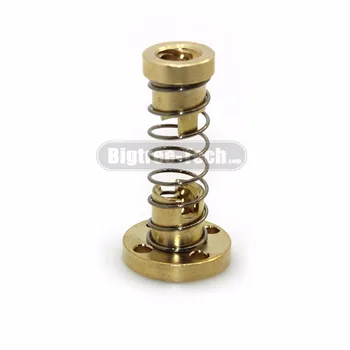 

5 Sets T8 Anti Backlash Spring Loaded Nut Elimination Gap Nut for 8mm Acme Threaded Rod Lead Screws DIY CNC 3D Printer Parts