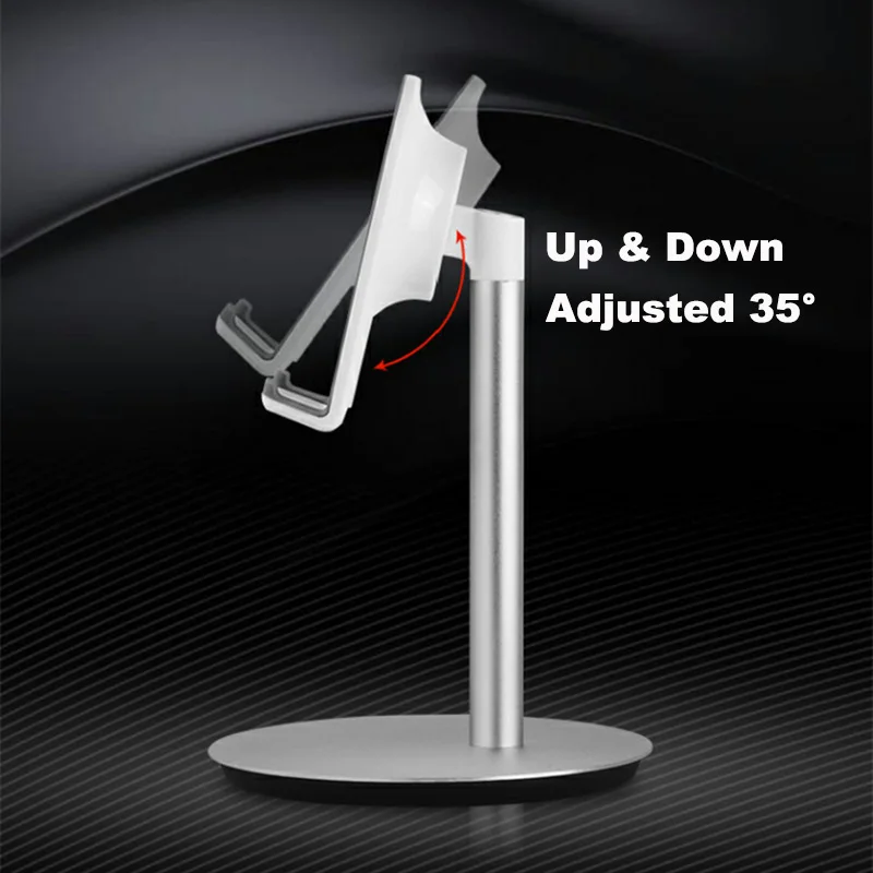  Vmonv Aluminum Alloy Tablet Phone Stand Holder for Iphone X 8 Ipad Air Mini 1 2 3 4 Lounger Bed Des