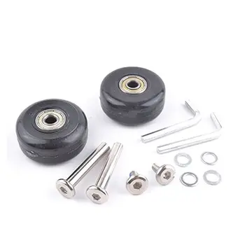 

1 Set Luggage Suitcase Replacement Wheels Axles Deluxe Repair 40*20mm