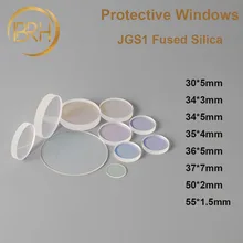 BRH Стекло лазерная защита объектива защитный кожаный чехол с Windows Dia30/34/35/36/37/38/40/50/55 волоконный лазерный станок для резки мусора щит