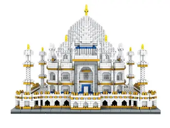 

Small particle building blocks assembling children's creative toys 991 Taj Mahal Children's building blocks Kids birthday