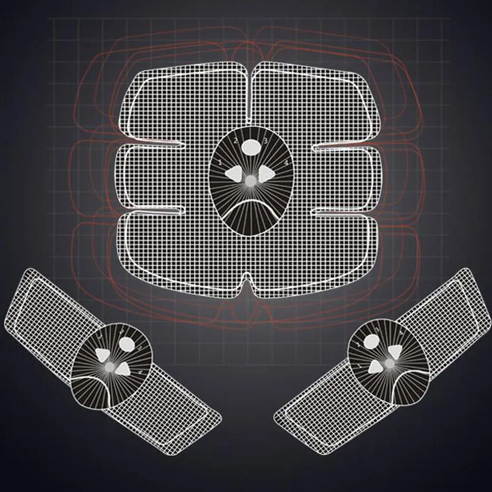 Цена по прейскуранту завода, 6 шт. в упаковке, EMS, умный стимулятор мышц, тренажер для живота, тазобедренный массажер для похудения, унисекс, для тела и живота