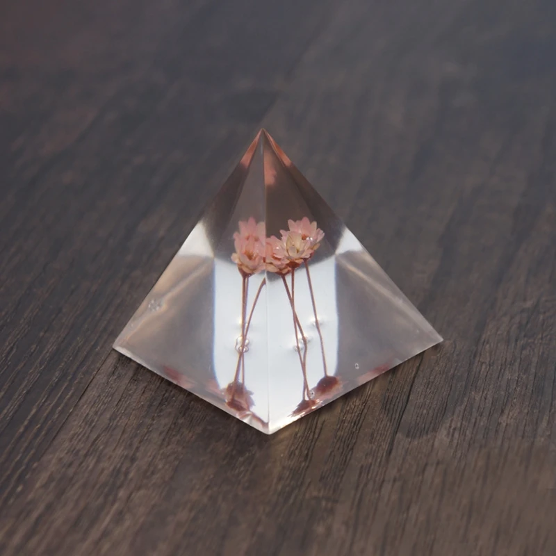 Прозрачная Пирамида силиконовая форма «сделай сам» УФ Смола декоративная Ремесленная форма для изготовления ювелирных изделий формы для эпоксидной смолы для ювелирных изделий