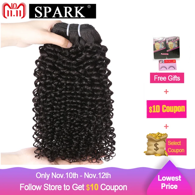 Best Price Spark Brazilian Kinky Curly Hair Bundles 1/3/4PCS 8"-26" 100% Human Hair Weave Remy Hair Extension Double Weft Can be Dyed Best Price Spark Brazilian Kinky Curly Hair Bundles 1/3/4PCS 8"-26" 100% Human Hair Weave Remy Hair Extension Double Weft Can be Dyed