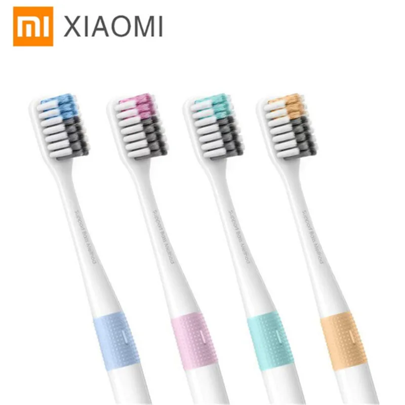 

Xiaomi High Quality DOCTOR-B Waterproof Portable 4PCS/Set Deep Cleaning Toothbrush Oral Hygiene Tooth Brush For Adult Travel