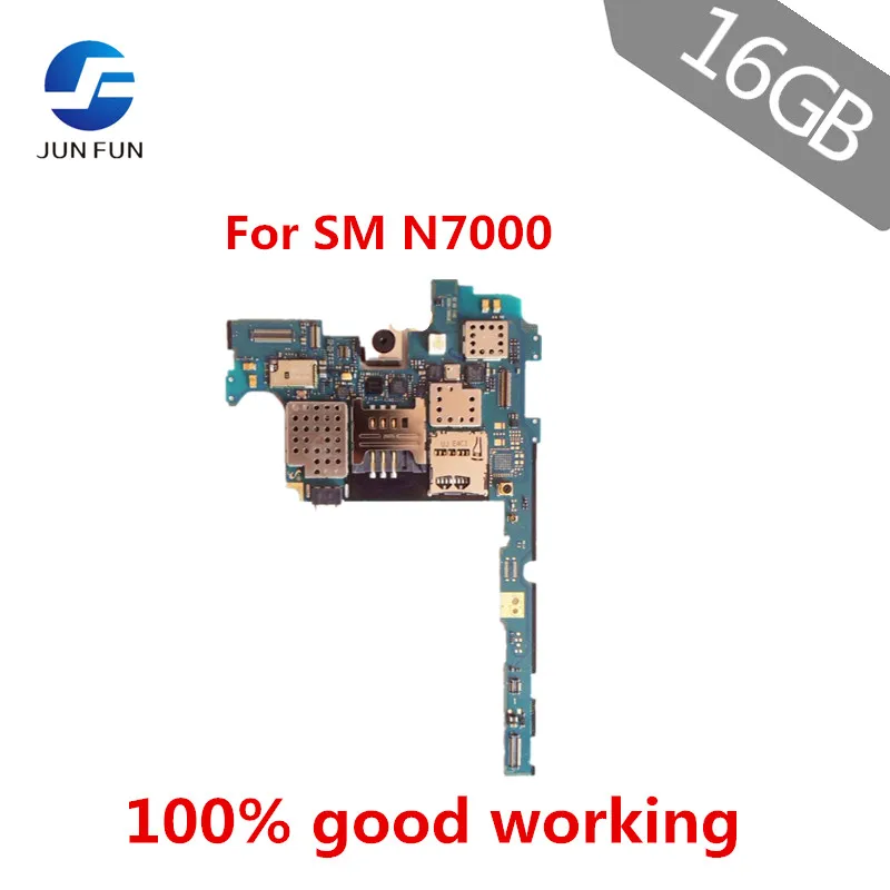 JUN FUN 16 Гб Европейская версия материнская плата для Samsung Galaxy Note 1 N7000 б/у