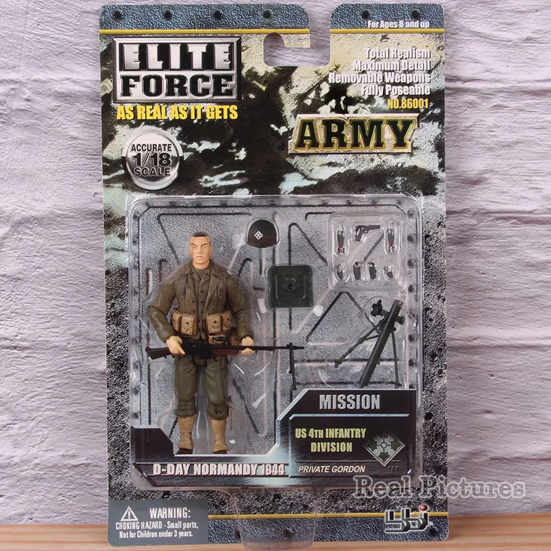 Элитные силы 1:18 армейские солдатские фигурки с Книги об оружии военные игрушки солдат из ПВХ, Коллекционная модель, игрушка 4 шт./компл