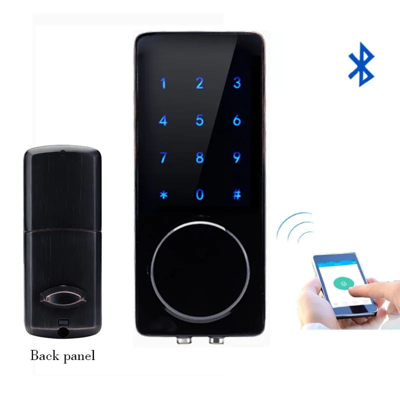 Smartphone Bluetooth Door Lock APP Combination, Code Touch Screen Keypad Password Smart Electronic Lock L16076BRC