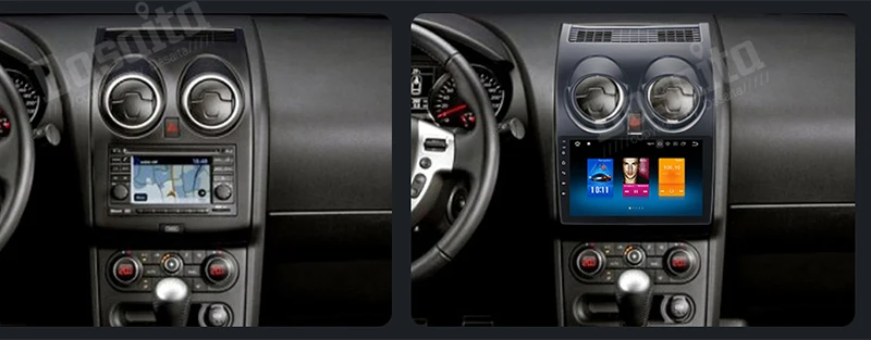 Cheap Octa core px5 Android 8.0 car GPS radio player for Nissan Qashqai 2008-2014 with 4+32G wifi 4g usb auto Multimedia 1