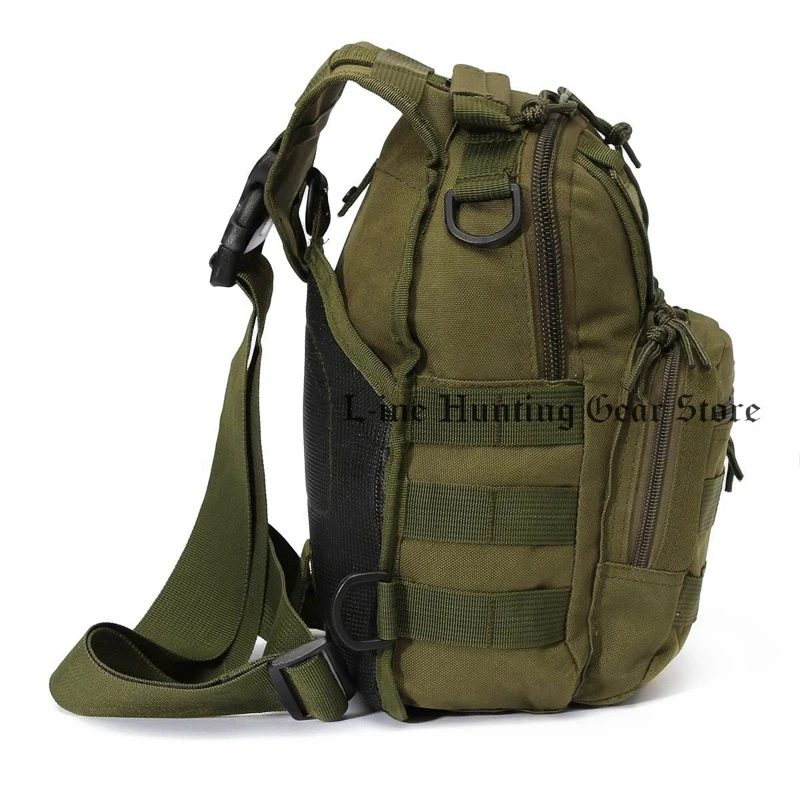 600D Nylon Sports Molle Chest Bag Tactical Military Shoulder Strap Bag Men Women Outdoor Camping Hiking Bag