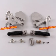 Aluminum Alloy Front Rider Foot Pegs Footrest Brackets for HONDA CBR250 88 89 MC19 Motorcycle Spare