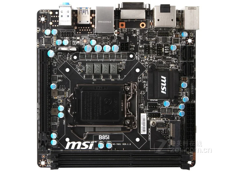 

desktop motherboard MSI B85I LGA 1150 Mini-itx 17*17 Mini Motherboard B85 Original motherboards mainboard