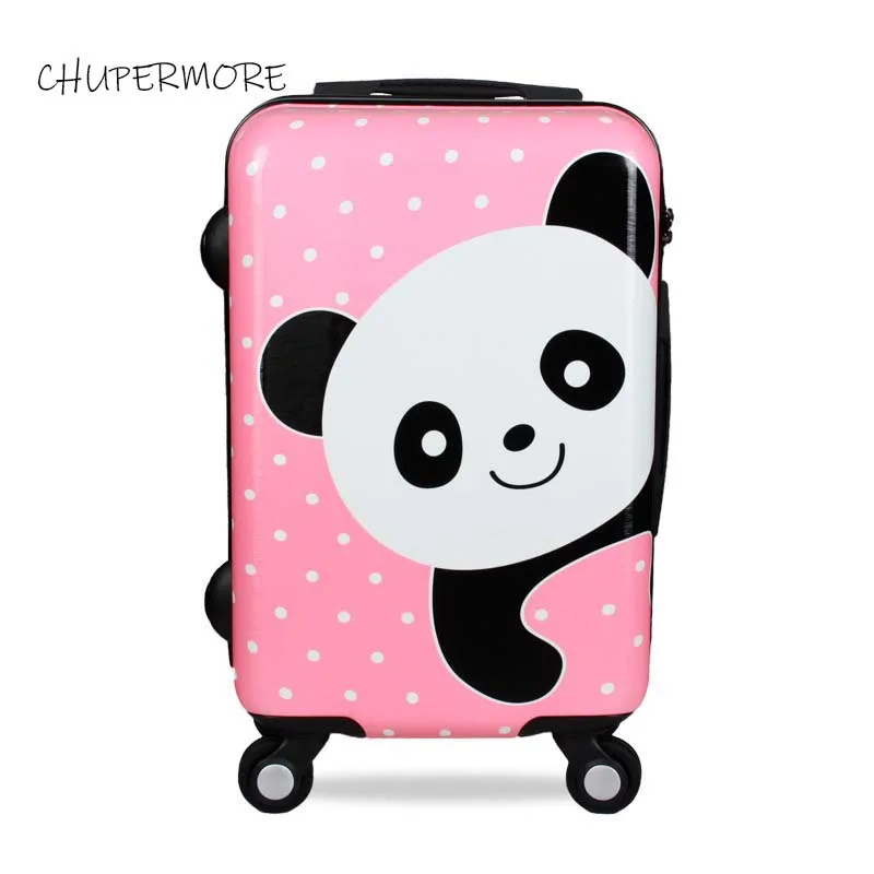 Сумка-Спиннер Chupermore с рисунком панды Детская сумка на колесиках фирменные