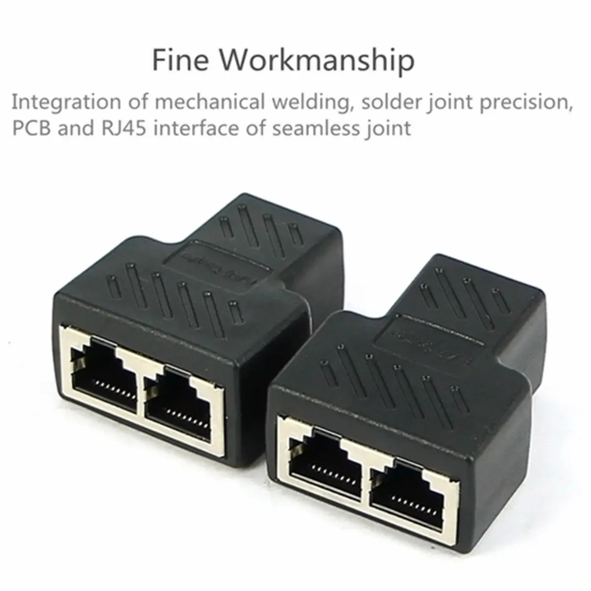 Топ 2 порта RJ45 Сплиттер адаптер LAN сеть Ethernet соединитель расширителя разъем Лот