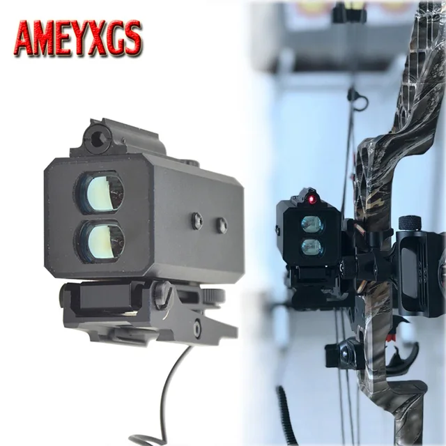  US $223.71 Archery Mini Laser Range Finder 700m Metal Alloy High Quality Hunting Rangefinders Crossbow 